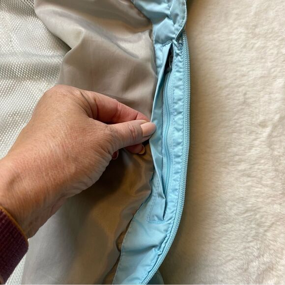 Eddie Bauer Light Blue Weatheredge Hooded Jacket Size Large - Picture 10 of 16